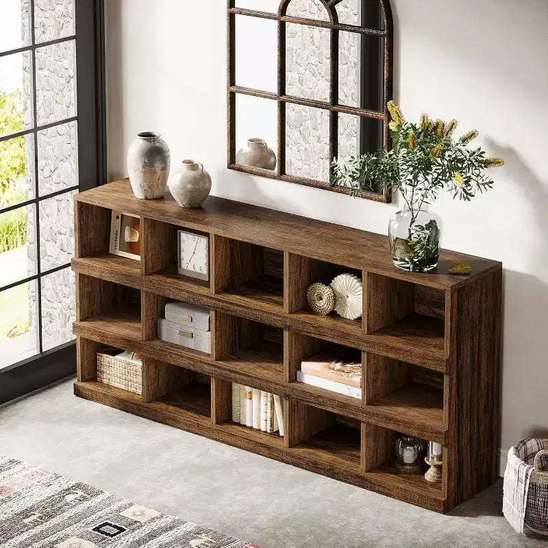 Consolle da 15 cubi per ingresso, 160 cm