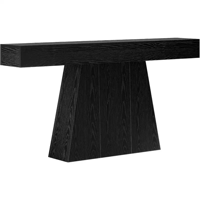  63 Console Table,  Entryway Table with Trapezoidal Base for Entrance, Hallway, Living Room