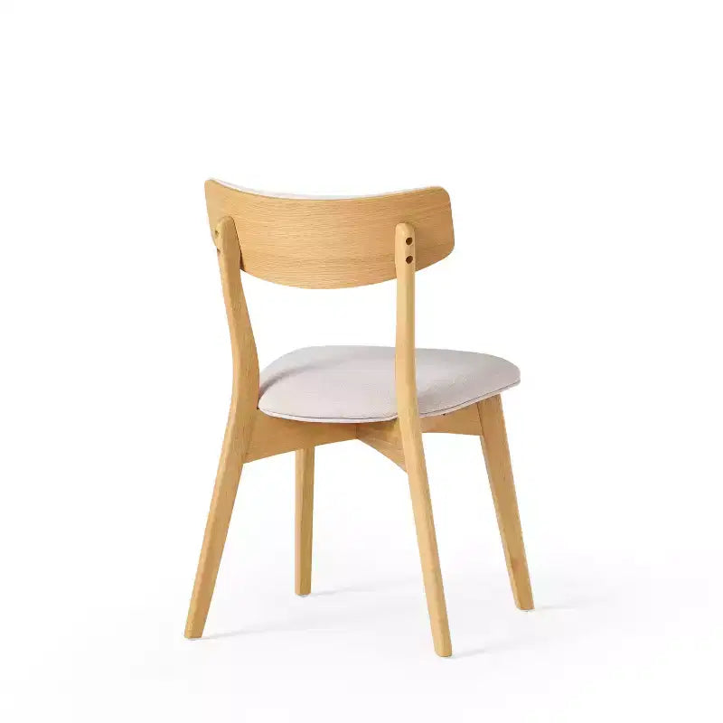 Set da pranzo in legno e tessuto