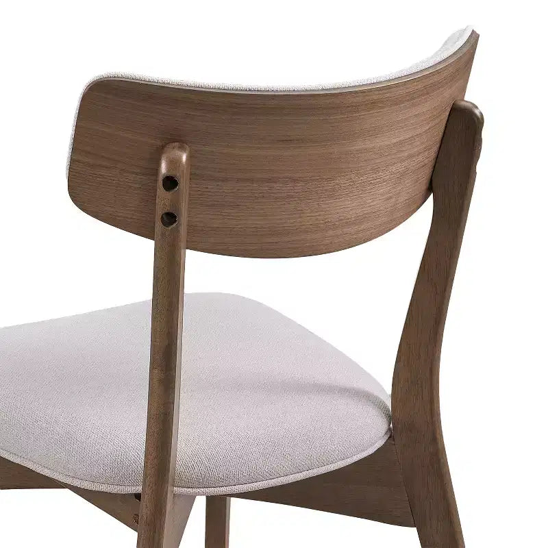 Set da pranzo in legno e tessuto