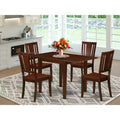  5 Piece Dining Set Rectangle Table Chairs Wood