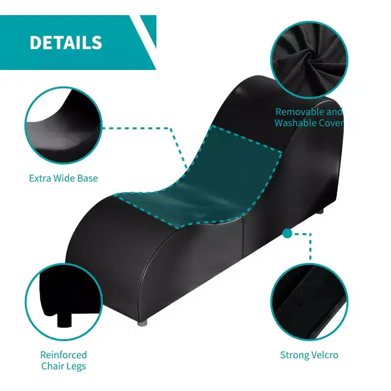 Sedia da yoga a sdraio in velluto, sedie da yoga curve moderne per adulti per stretching, rilassamento, esercizio fisico