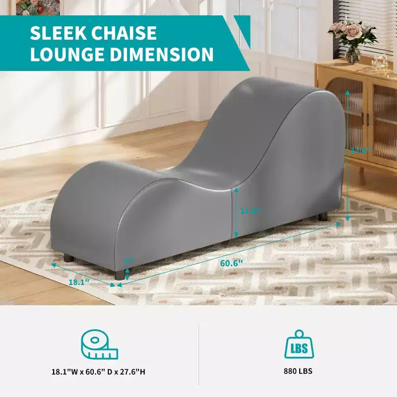 Sedia da yoga a sdraio in velluto, sedie da yoga curve moderne per adulti per stretching, rilassamento, esercizio fisico