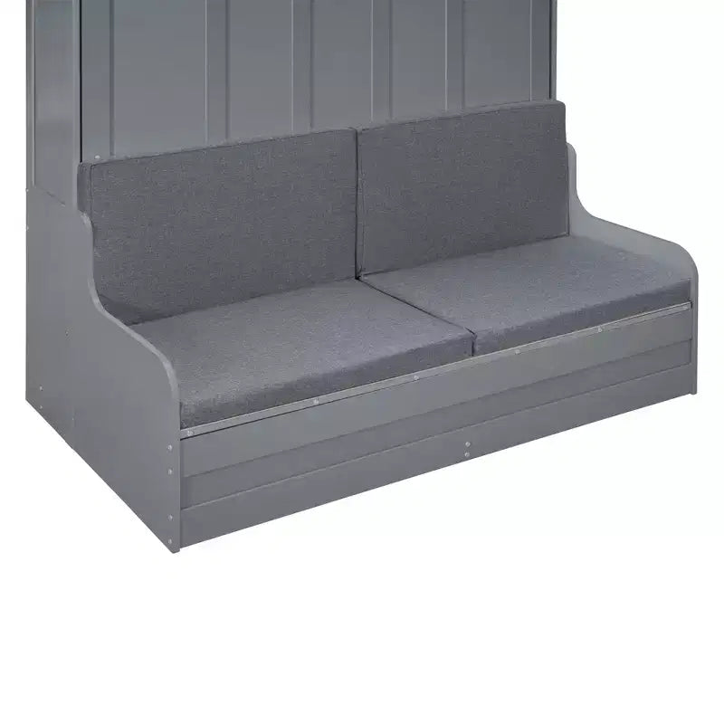 Letto a scomparsa matrimoniale Queen Size, ripiegabile in un mobile con cuscino, facile da usare