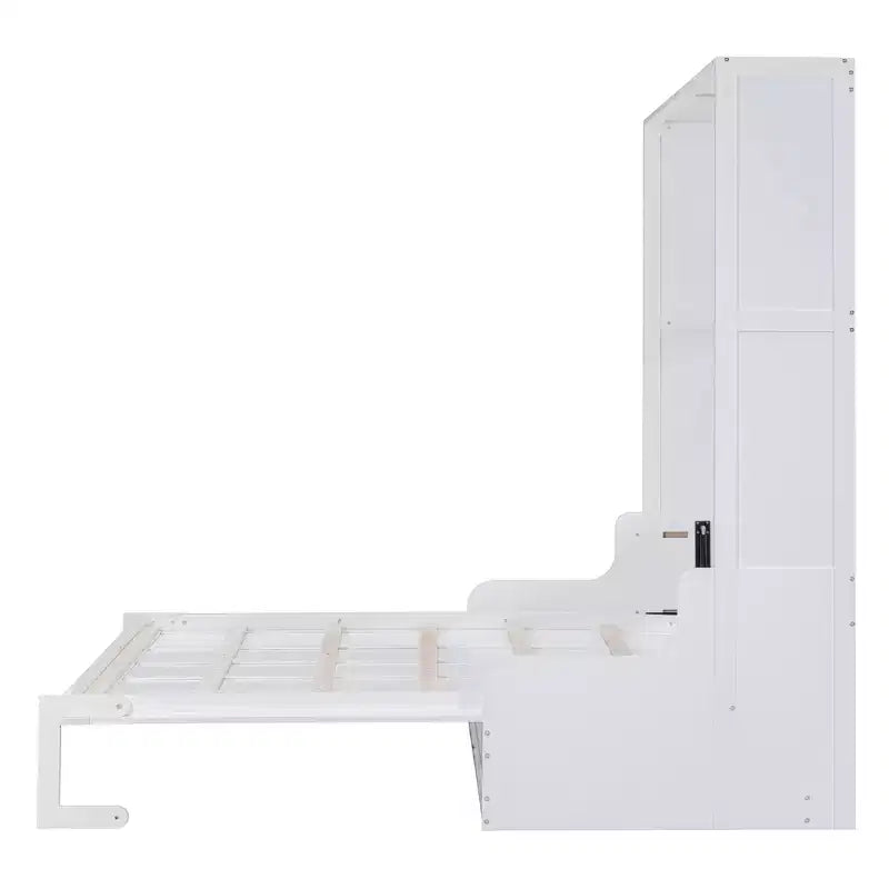Letto a scomparsa matrimoniale Queen Size, ripiegabile in un mobile con cuscino, facile da usare
