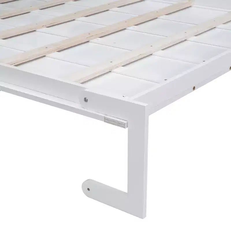 Letto a scomparsa matrimoniale Queen Size, ripiegabile in un mobile con cuscino, facile da usare