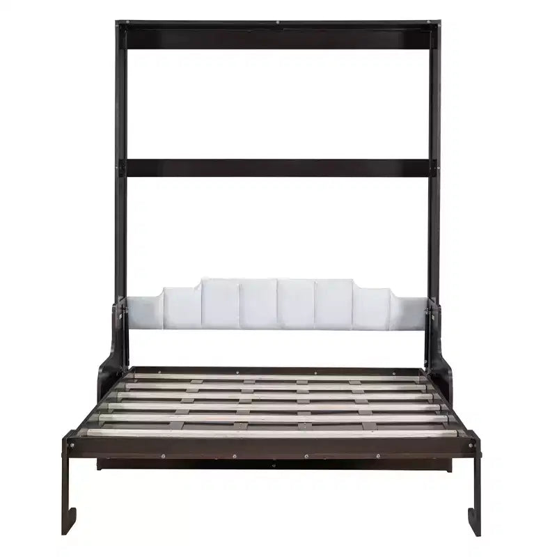 Letto a scomparsa matrimoniale Queen Size, ripiegabile in un mobile con cuscino, facile da usare