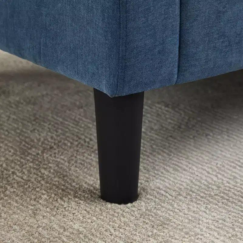 Divano dal Design Semplice - Divano Moderno in Tessuto con Telaio in Legno e Cuscini Confortevoli