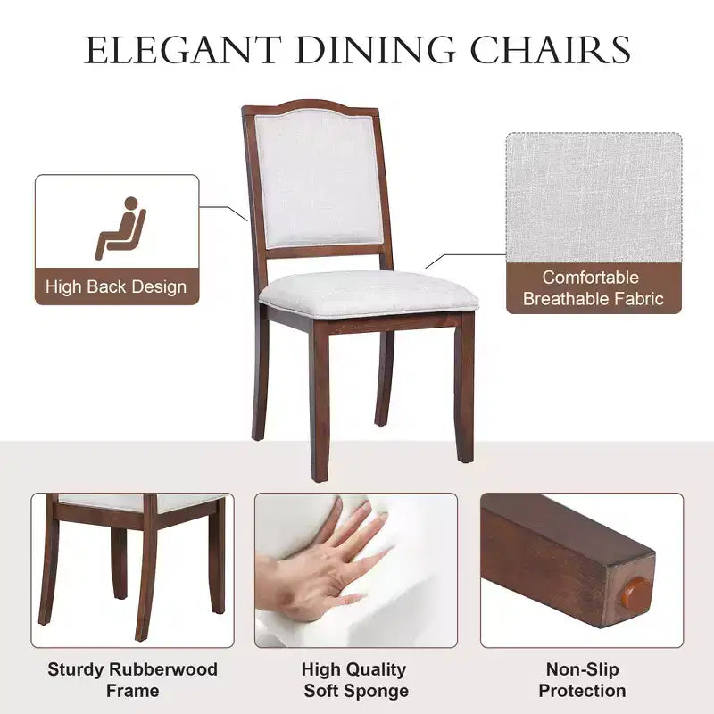 Set tavolo da pranzo, tavolo da pranzo allungabile in legno 60-78 con prolunga rimovibile