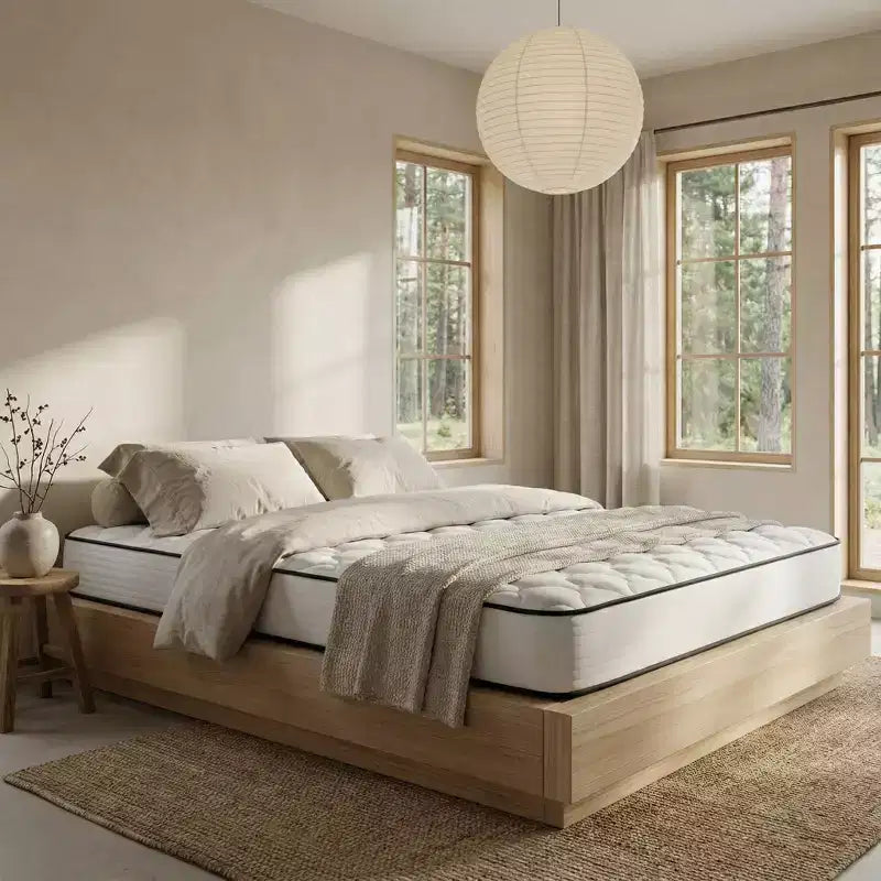  6 XL Twin Innerspring Mattress, Breathable Cover, Medium Firmness