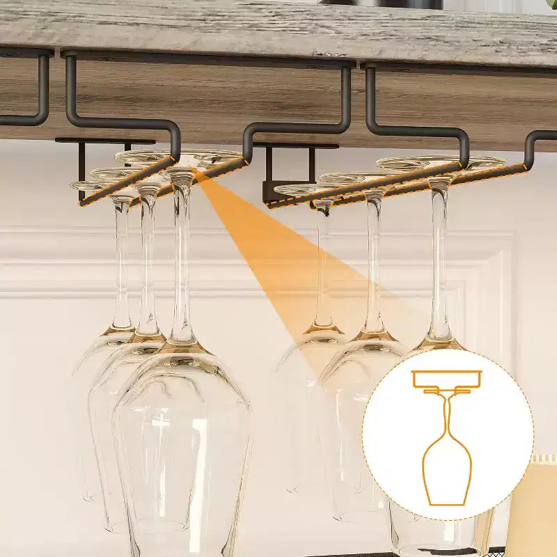 Mobiletto Bar da Caffè e Vino con Portabottiglie Rimovibile, Porta Bicchieri, Cassetto e Credenza con Ante in Rete, Contenitore per Sala da Pranzo, Cucina