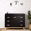  5-Drawer Nursery Dresser (Black)