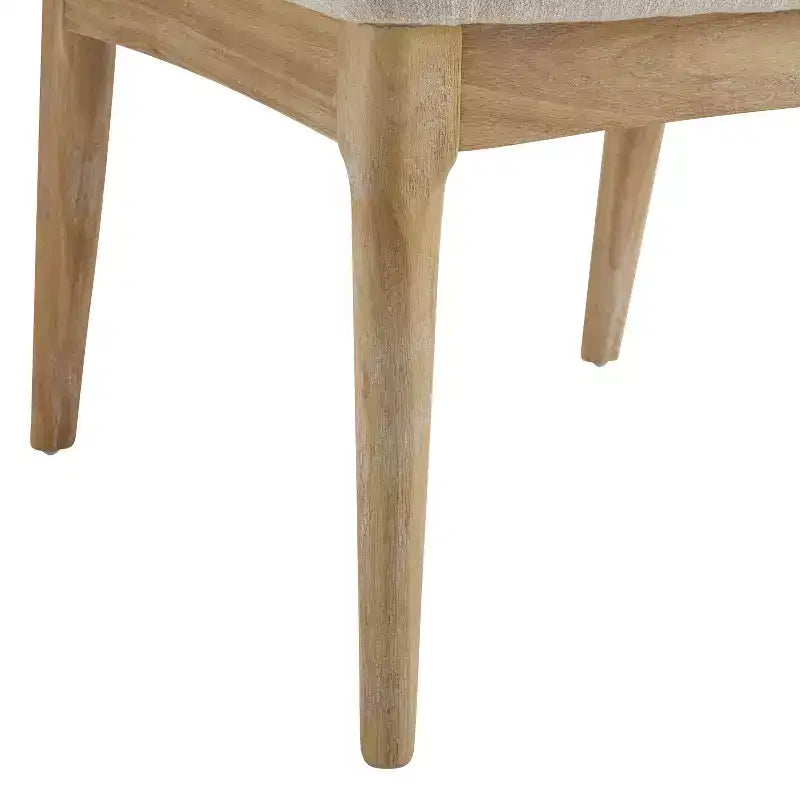 Set da pranzo espandibile in legno di Hevea con sedie rivestite in tessuto di rattan