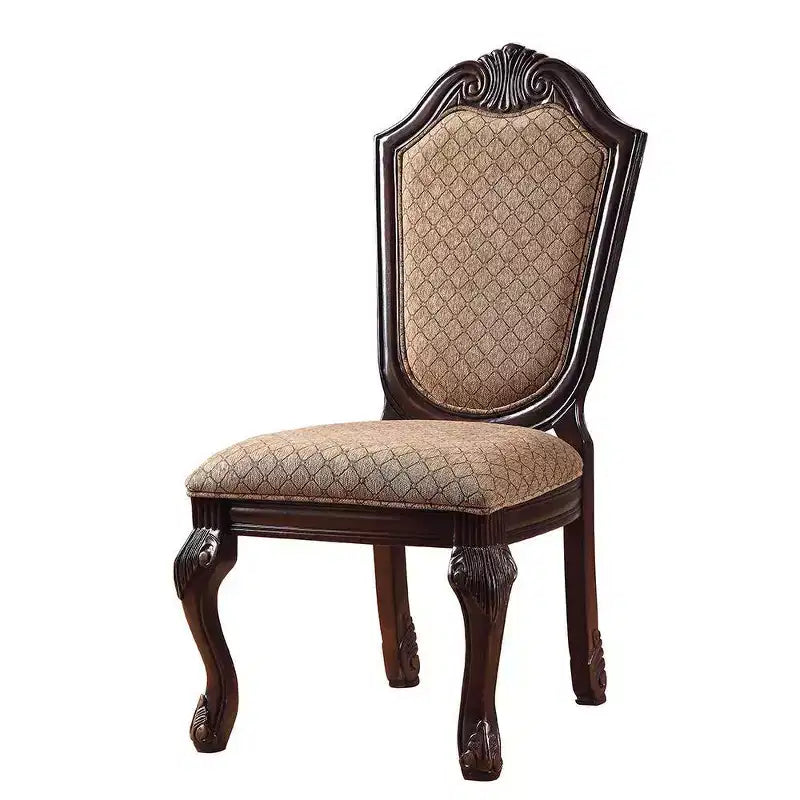  Dining Chairs Fabric/Espresso Finish