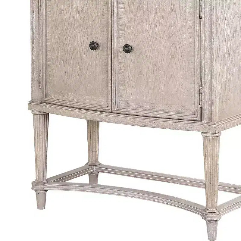 Portabottiglie finitura bianco osso anticato