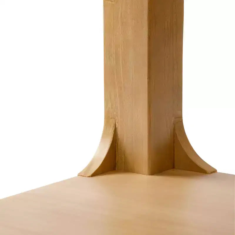 Tavolino quadrato con ripiano in legno massiccio, 20 pollici, tavolino da salotto con ripiano contenitore