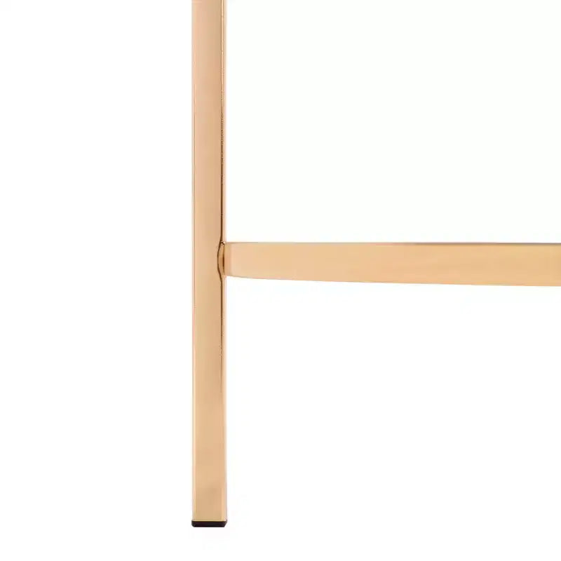 Tavolino rotondo - Oro lucido