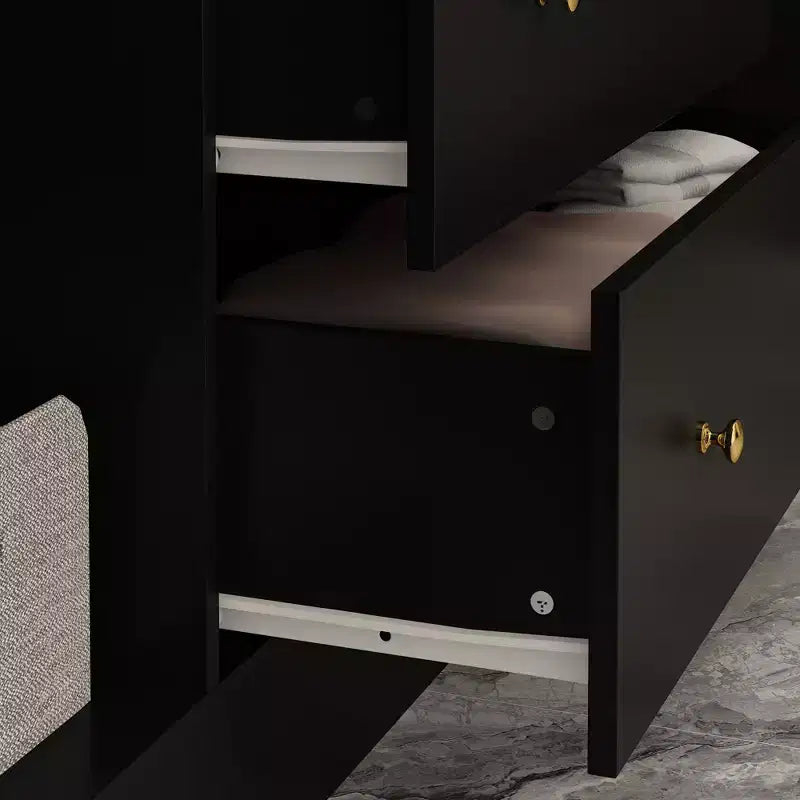 Armadio Moderno con Specchio Organizzazione Interna: Aste Robuste, Cassetti Scorrabili Pratico ed Elegante