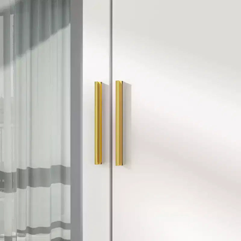Armadio Moderno con Specchio Organizzazione Interna: Aste Robuste, Cassetti Scorrabili Pratico ed Elegante