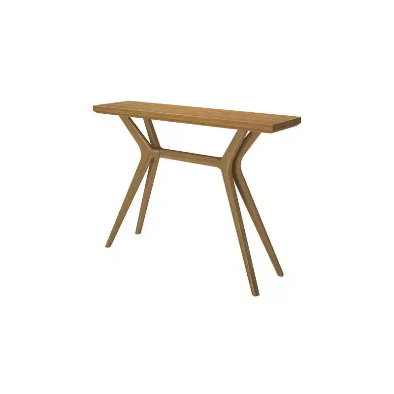 Tavolo Consolle, Tavolo Moderno da Divano in Legno Massello da 46 Pollici, Tavolino Stretto da Ingresso per Corridoio, Dietro il Divano, Soggiorno