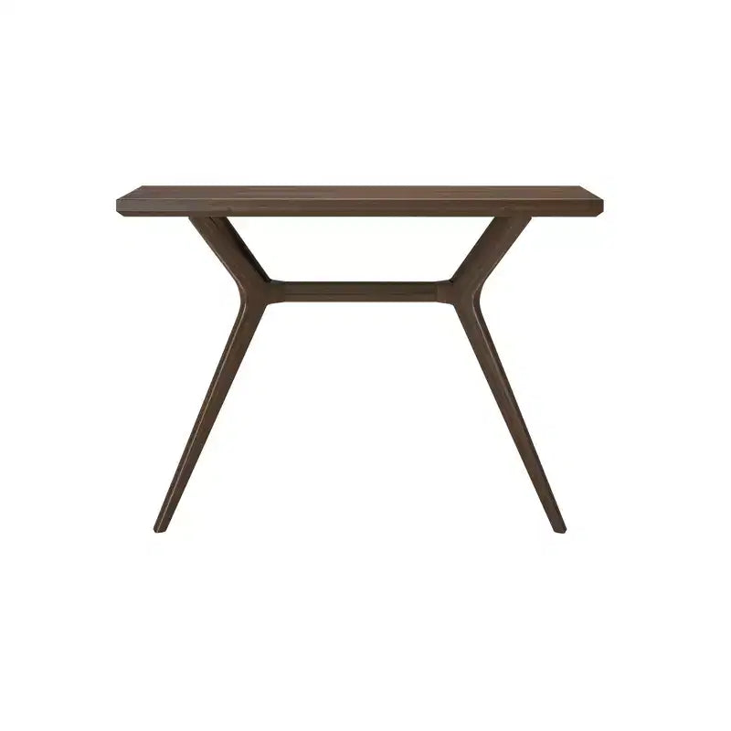 Tavolo Consolle, Tavolo Moderno da Divano in Legno Massello da 46 Pollici, Tavolino Stretto da Ingresso per Corridoio, Dietro il Divano, Soggiorno